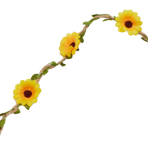 Sirius Flora Sommarblommor ljusslinga, 2 meter, gul