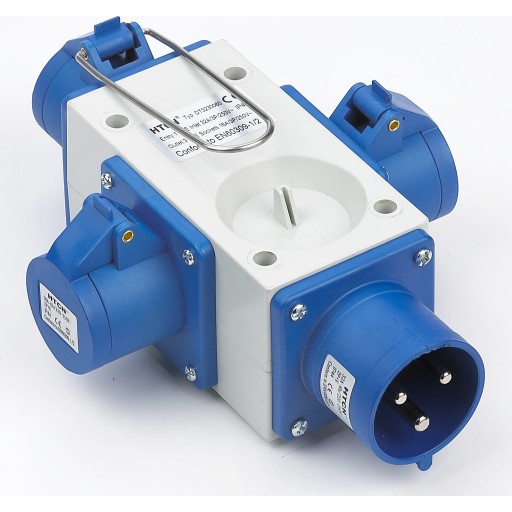 Wexim 3XCEE kompaktforgrener, 3P, 16A, 230V
