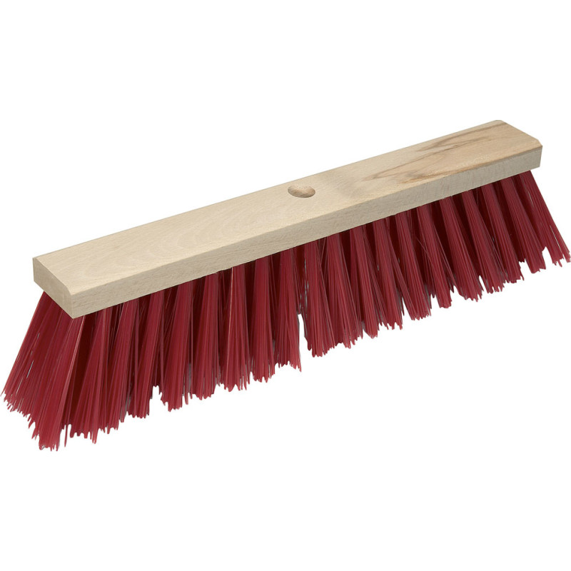 Vikan Gadekost uden gevind PVC/træ, 55 cm, medium børstehår | Børster og koste | FSC Off-products C-100384 | Husholdningsrengøringsrekvisitter