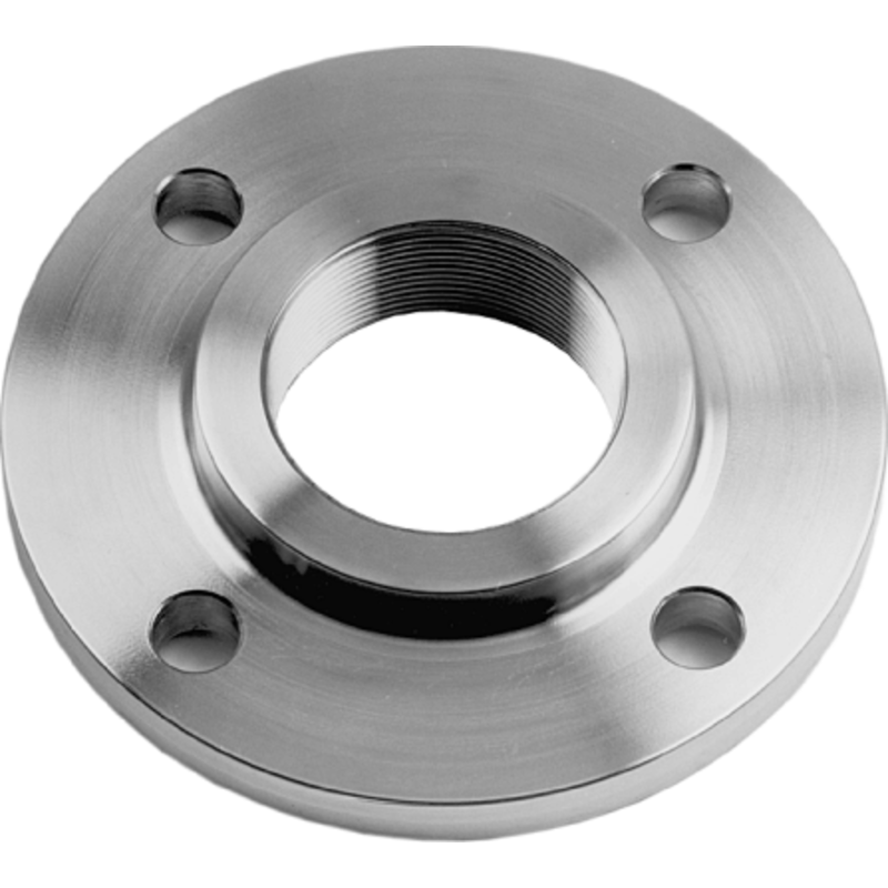 1.1/2" galvaniseret flange med gevind DIN 2566