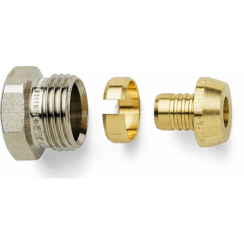 TA Kombi kobling 1/2'' x 15 mm til PEX-rør