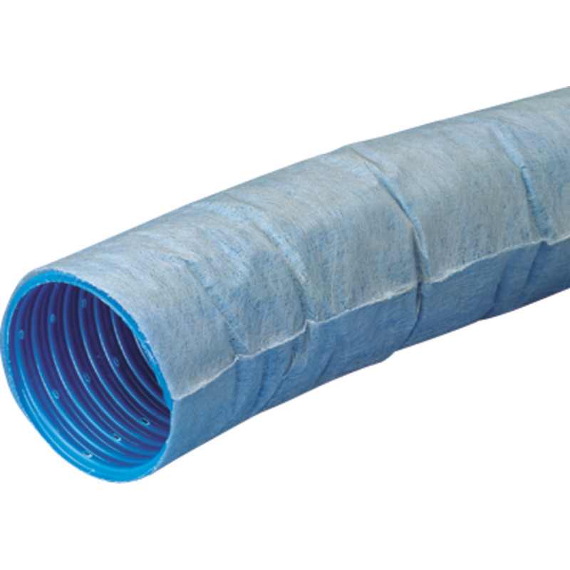 50 meter Wavin PVC drænrør 92/80 mm, kunststoffilter