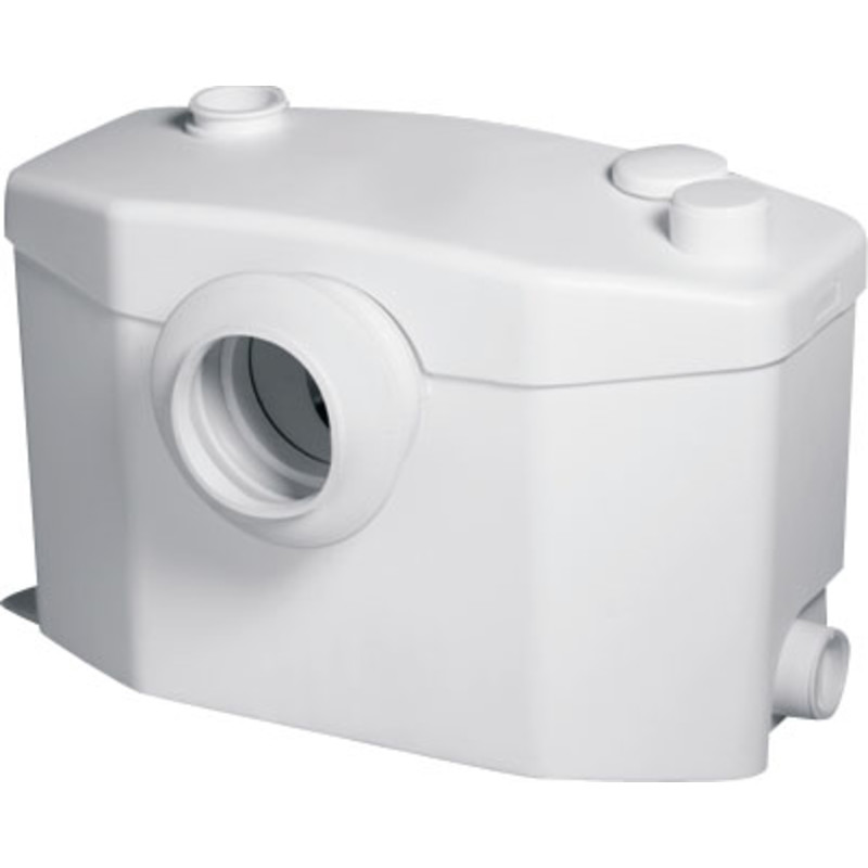 sanipro afløbspumpe silence for toilet, håndvask, brusekabine og bidet - b: 413 h: 263 d: 180 mm