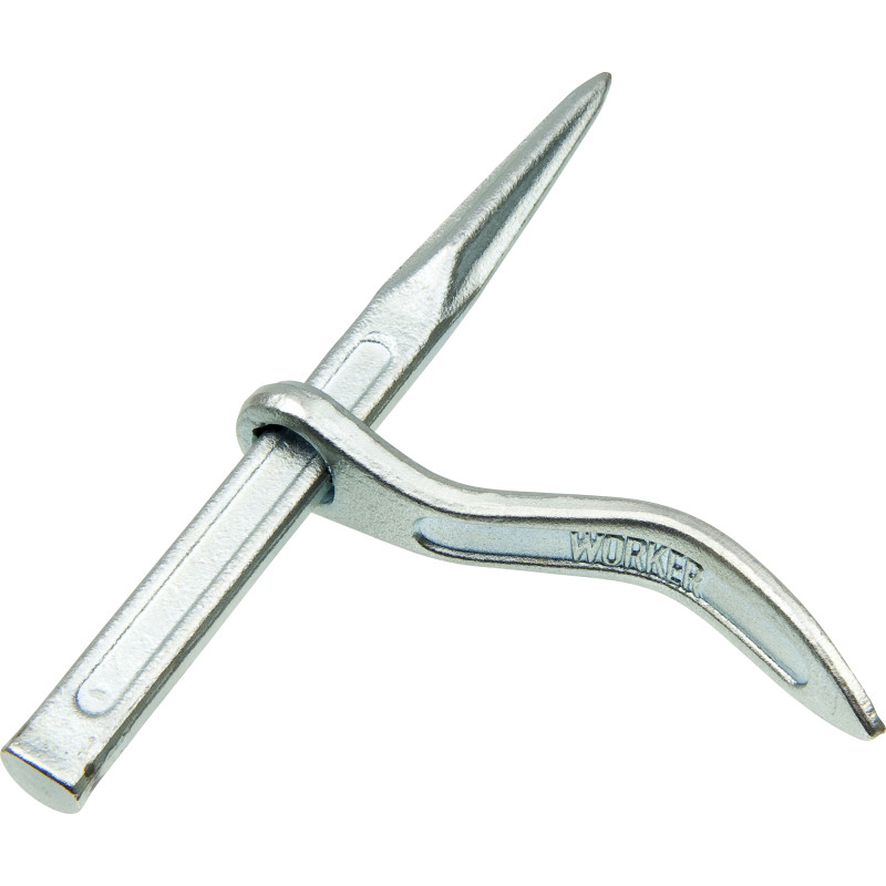 Pudsehage galvaniseret, 15 cm, forskydelig