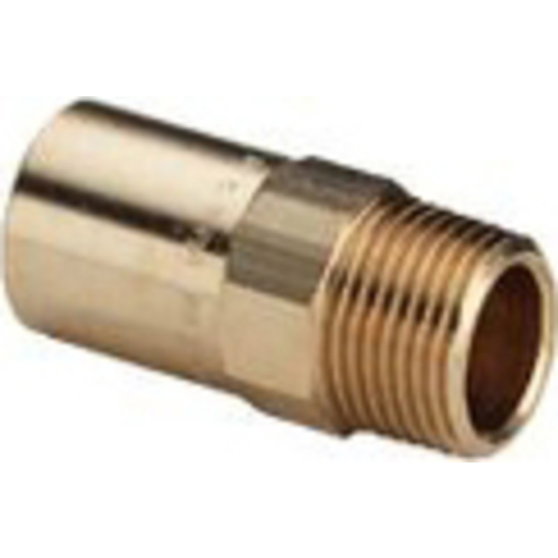 Viega Sanpress koppling, tappvatten, värme, nippel/nippel, 15 mm x 1/2"