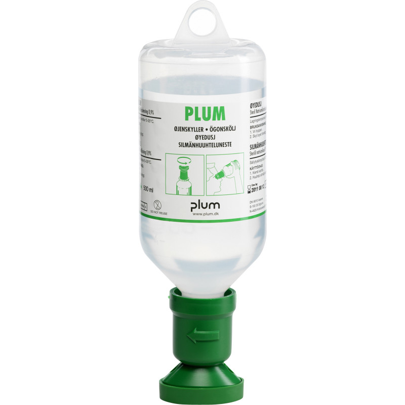 Plum Øjenskyl 200/500/1000 ml - 500 ml | Førstehjælp | 500 ml | Førstehjælp