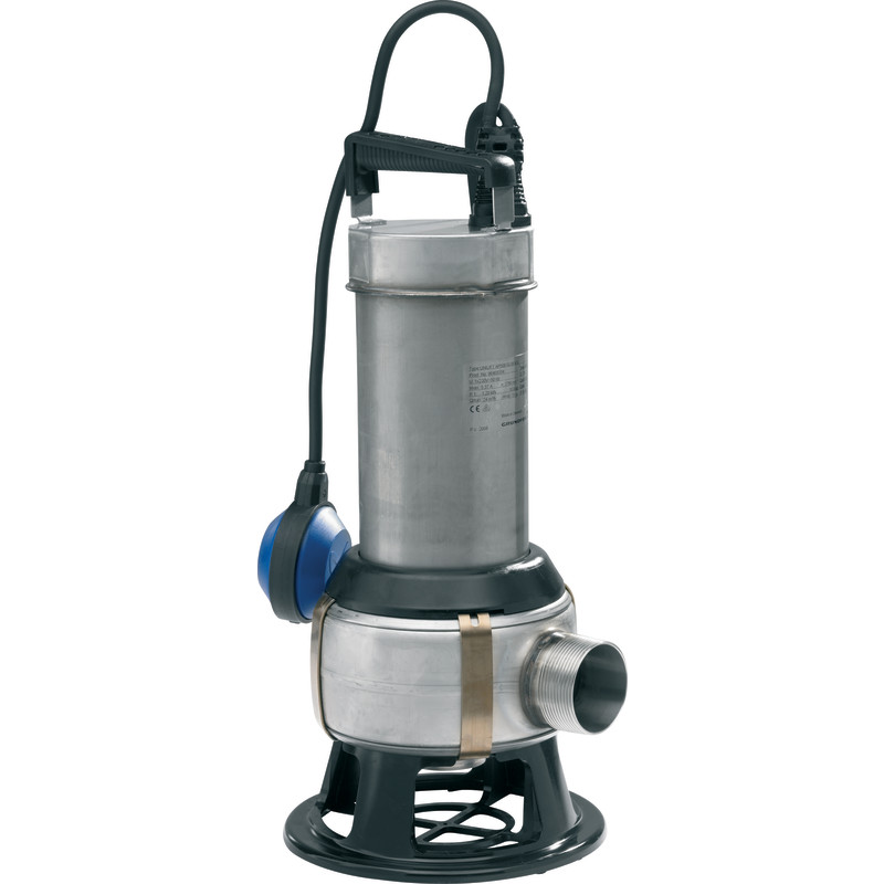 Unilift AP35B.50.06.A1.V: Dyk-/drnpumpe m/niveauafbryder, 5 meter kabel, Schuko stikprop, rustfri - Grundfos