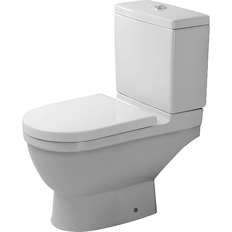 Duravit Starck 3 toilet, kun underdel, hvid