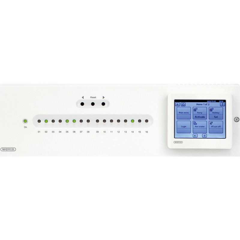 Wavin AHC 9000 styreenhed med display til 1-16 kredse