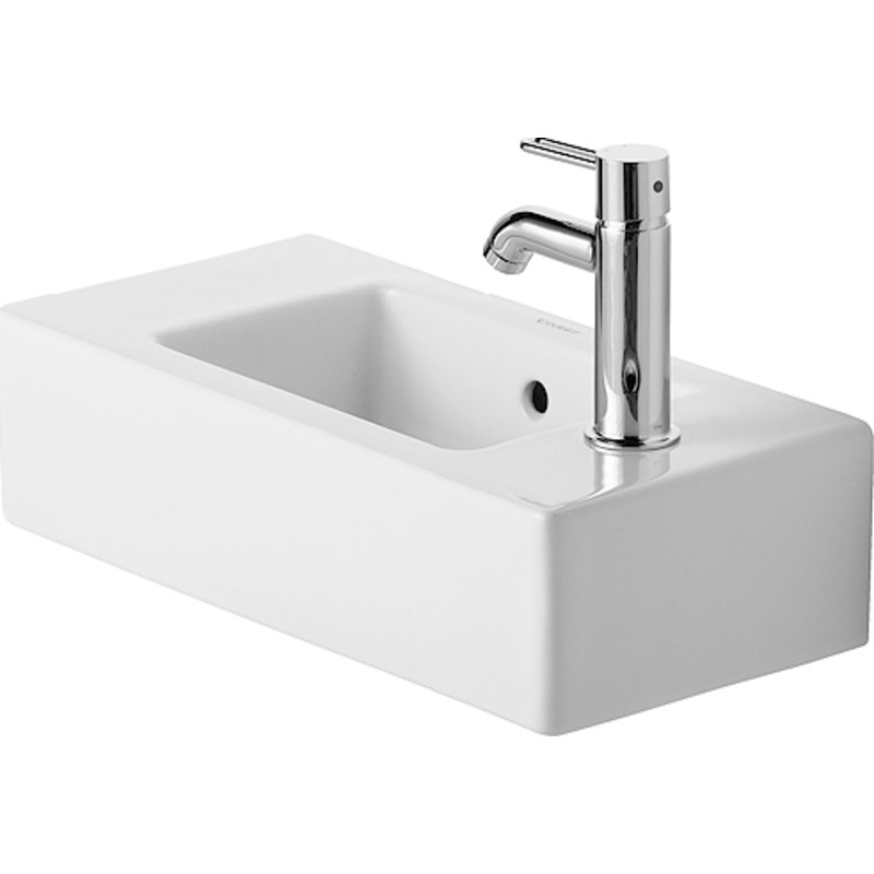 Duravit Vero tvättställ, 50x25 cm, vänster, vit