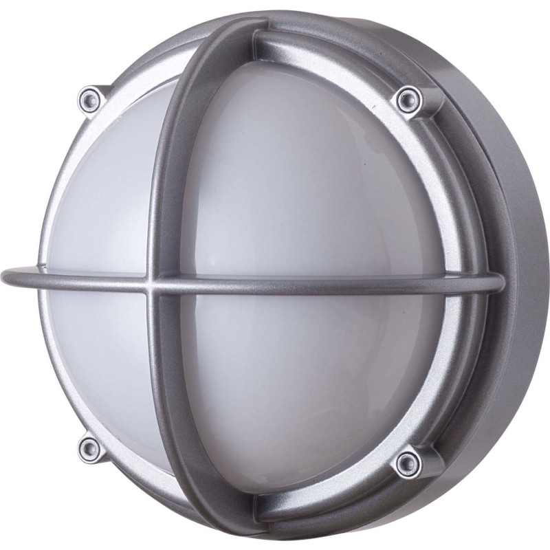 LK Skotlampe LED 6,5w 4000K, (530 lumen), uafskærmet opal, alufarvet