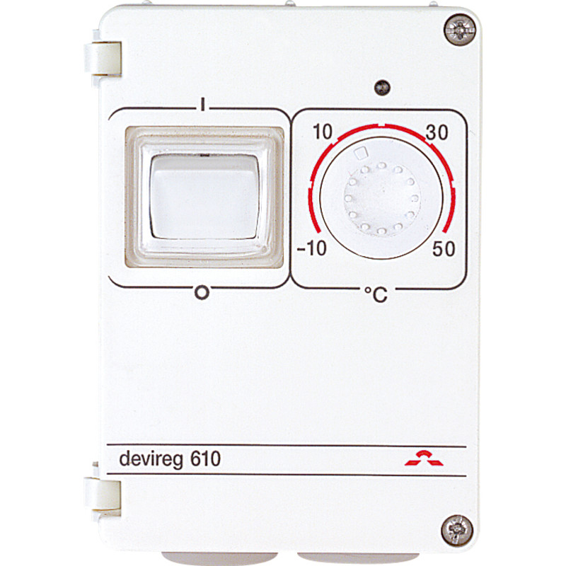 Devi Devireg 610 termostat til frostsikring -10+50GR. IP44 M/FØLER