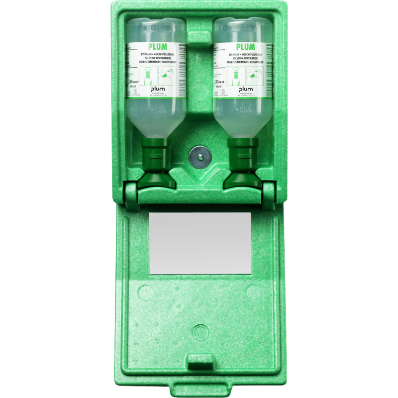 Plommon ögonduschstation, 2 x 500 ml