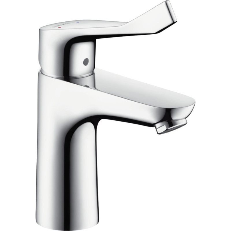 Hansgrohe Focus Care 100 håndvaskarmatur med ekstra langt greb, krom