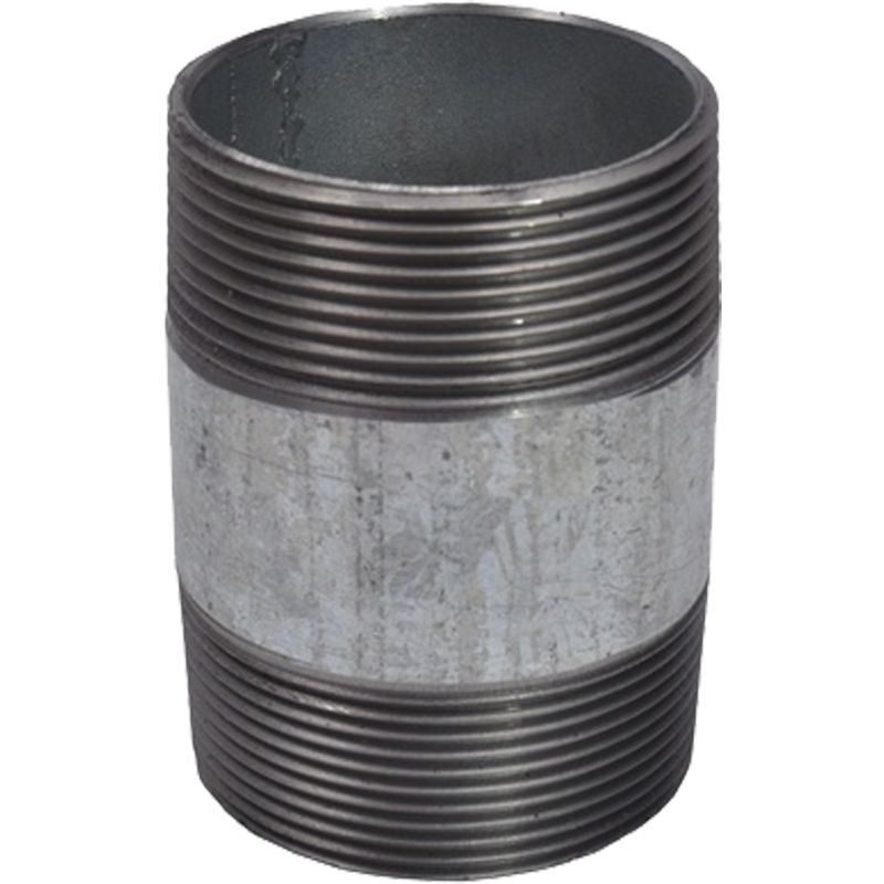 Galvaniseret nippelrør 1/2" - 140 mm