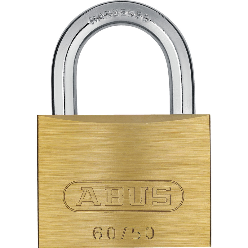 Abus 60/50 hængelås, messing