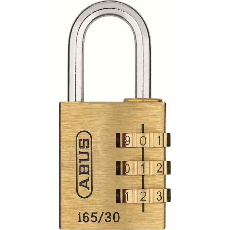 Abus 165/30 hængelås, messing