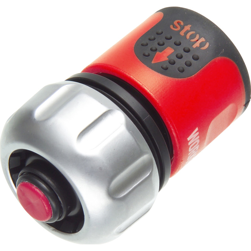 Worker snabbkoppling 3/4" med vattenstopp