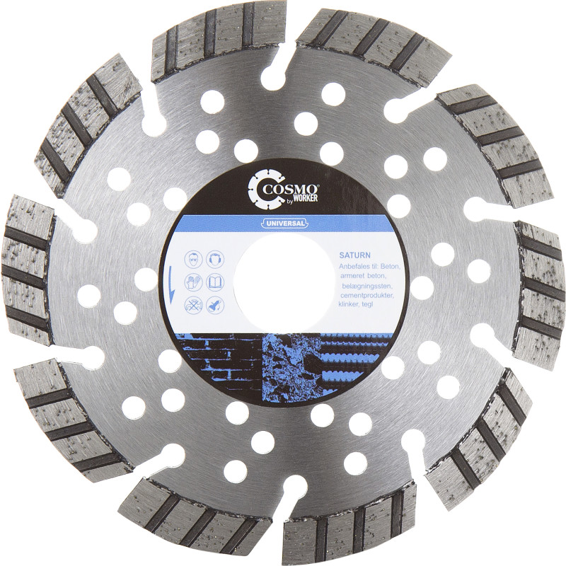 Worker Saturn Diamantklinge Beton 125 mm