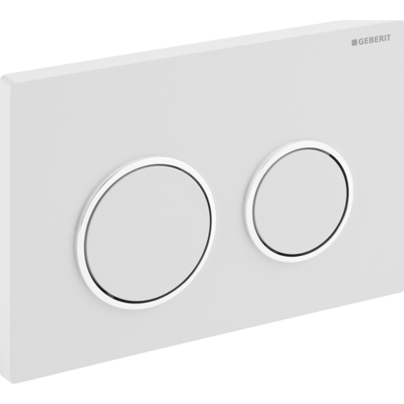 Geberit Kappa 21 spolplatta, krom/matt krom