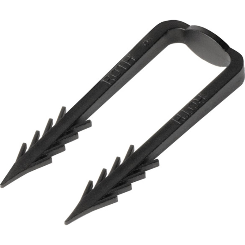 100 stk Roth rørclips til monteringsskinner, 60 mm