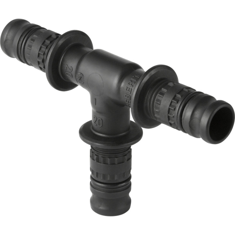 Geberit mepla t-stykke reduceret d=26 mm d1=20 mm d2=20 mm