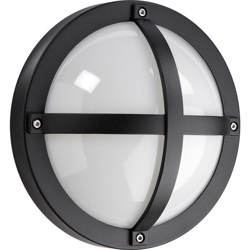 SG Armaturen - Solo 1100 LED 11,5w 3000K m/skumringsrelæ, Væglampe IP65 - Sort