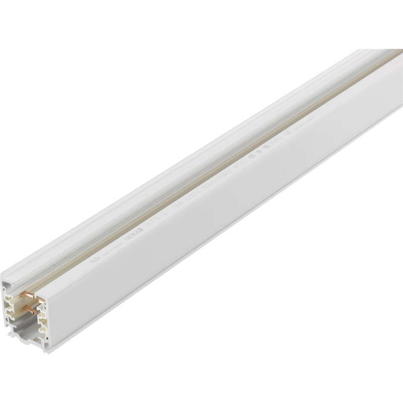 2 meter lysskinne (XTS4200), hvid, 3-faset - GLOBAL Trac Pro