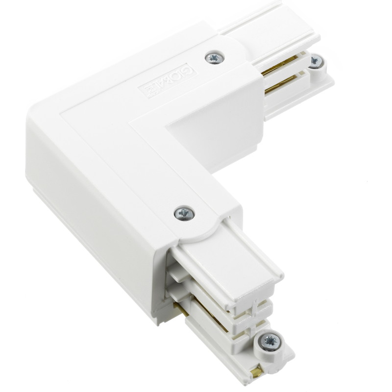L-stykke indvendigt (XTS34), hvid, 3-faset - GLOBAL Trac Pro