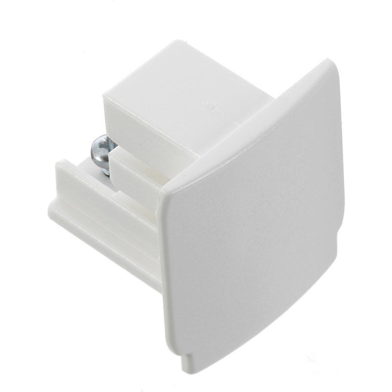 Endestykke (XTS41), hvid, 3-faset - GLOBAL Trac Pro