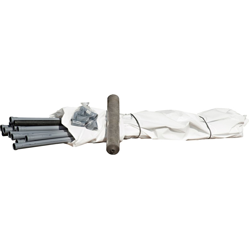 Wavin 40 mm tryksivestrenge med tekstil, ej trækfast, 2 x 16 m