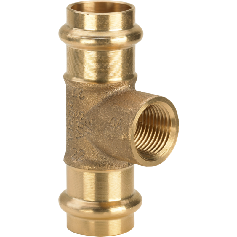 Viega T-stykke, brugsvand, 35 x 1″ x 35 mm
