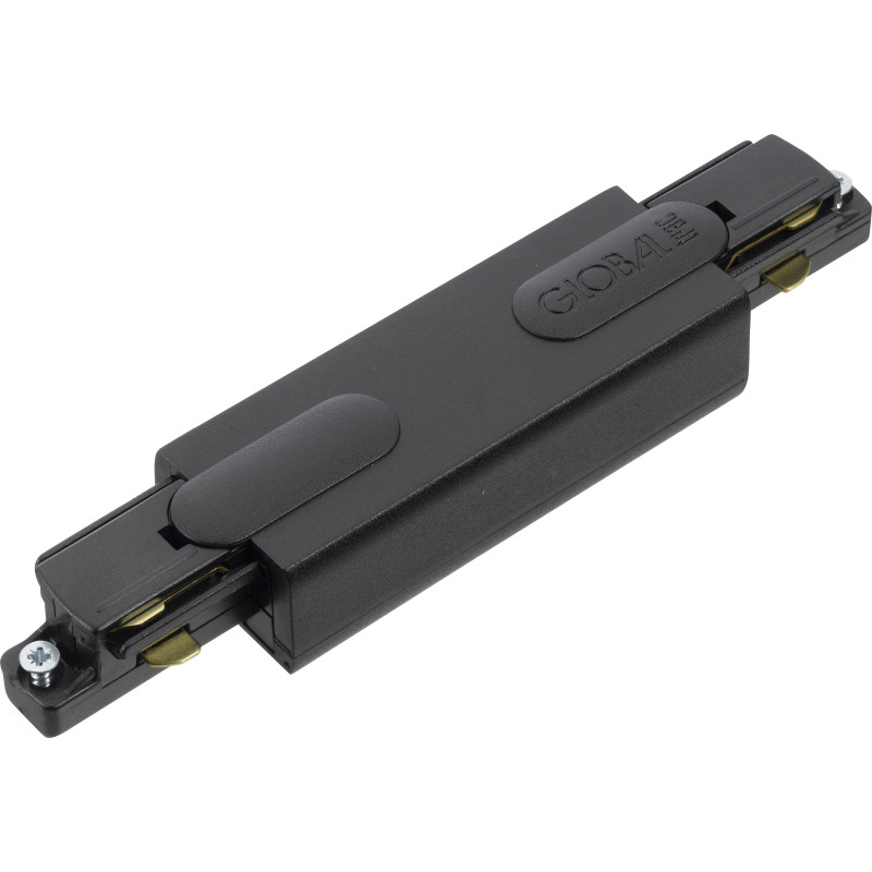 GLOBAL trac 1-faset - Midtertilslutning for installationskabel, sort (GB14-2)