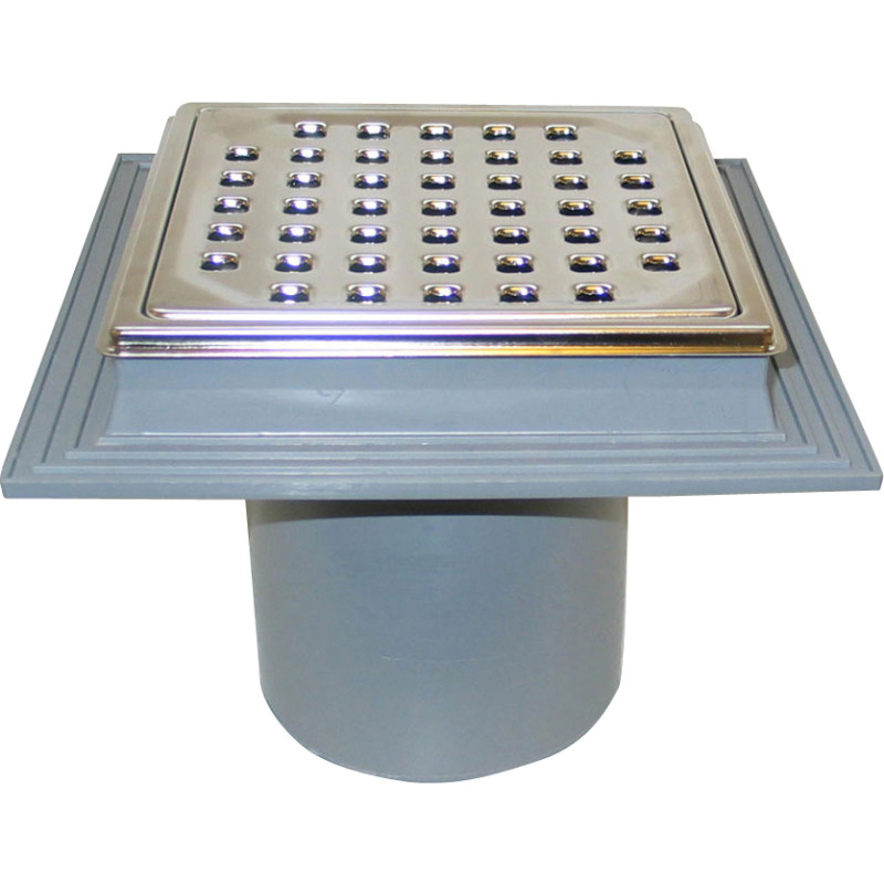Purus Maxiflex aflbsskl, 110 mm, til beton, uden studs, lodret, med rustfri rist