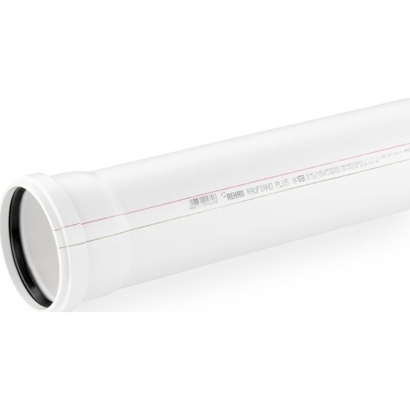 Raupiano afløbsrør, Ø110 mm, 2000 mm