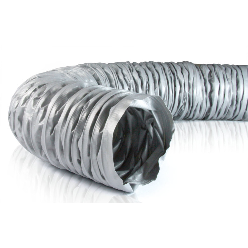 AIR2TRUST flex slange, Ø100 mm, 6 meter, grå PVC
