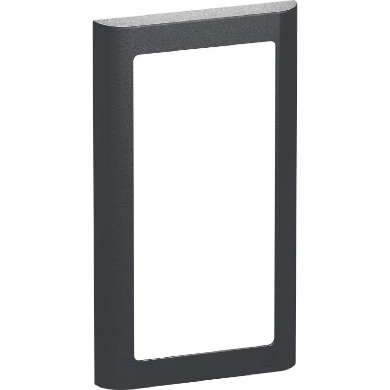 LK FUGA® Design Ramme 63 Soft, 2 modul lodret, koksgrå
