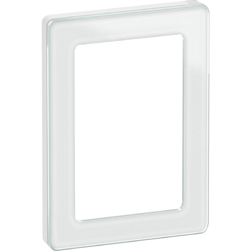 LK FUGA - Pure design ramme, 1 modul, hvid (glas)
