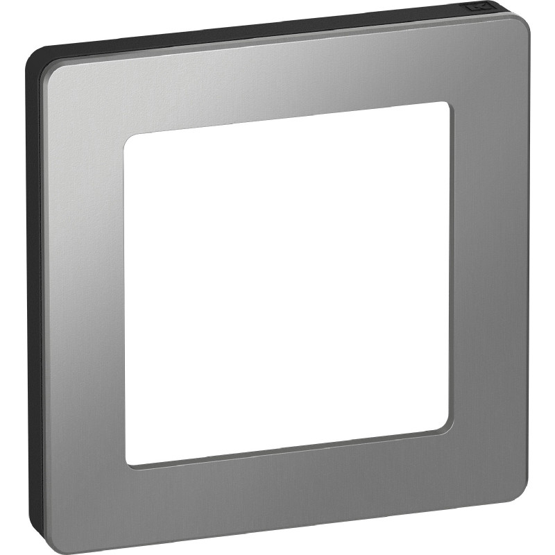 LK FUGA - Pure design ramme, 1 modul, stl (metal)