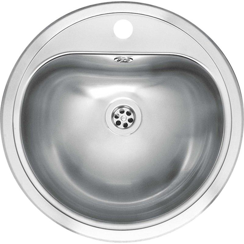 Lavabo Atlantis håndvask, Ø46 cm, rustfrit stål