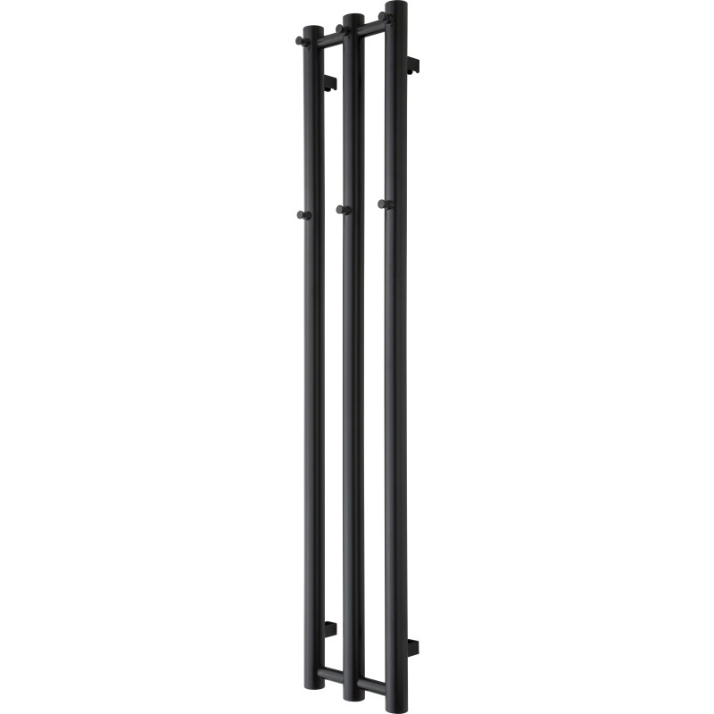 TVS Kiro 3 handdukstork, kombi, 26,5x140 cm, svart