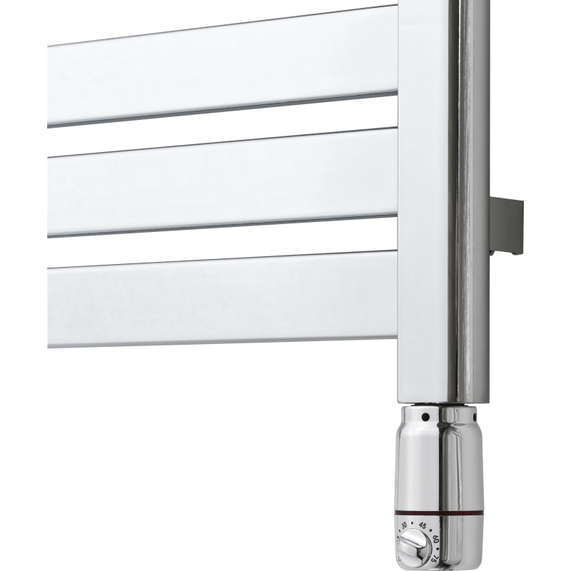 TVS Varmelegeme med afbryder og termostat 600 watt Krom