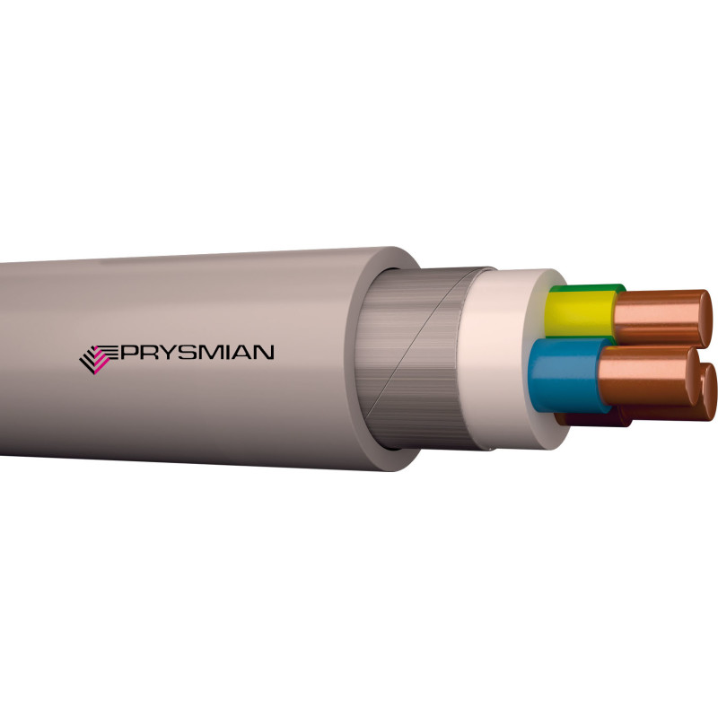 5G1,5 mm Armeret installationskabel halogenfri, HIKAJ, 500 meter (p kabeltromle) - Prysmian