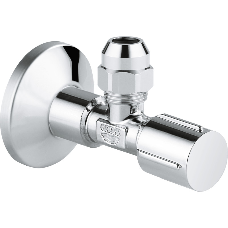 Grohe Vinkelventil, DN 15, med selvforseglende gevind, krom