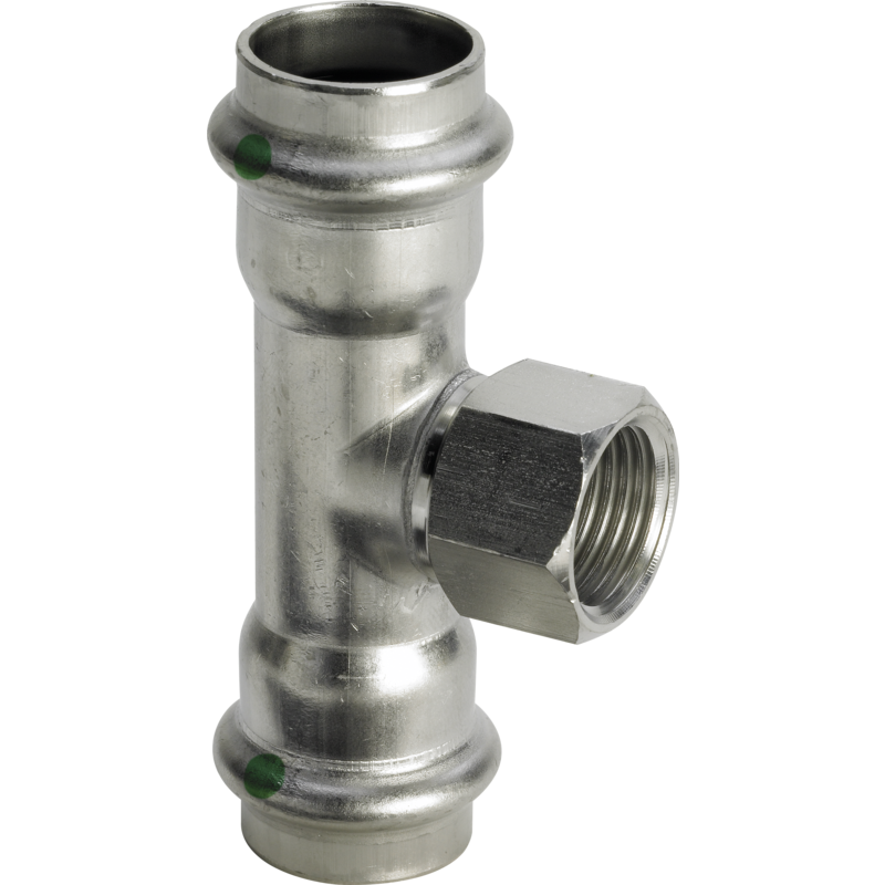Viega Sanpress rustfrit T-stykke t/brugsvand 18 x 1/2" x 18 mm