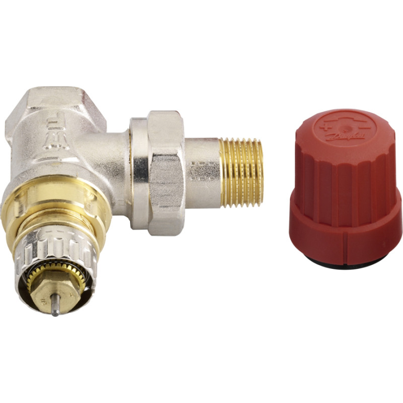 Danfoss RA-N radiatorventil, vinkel, 3/8"
