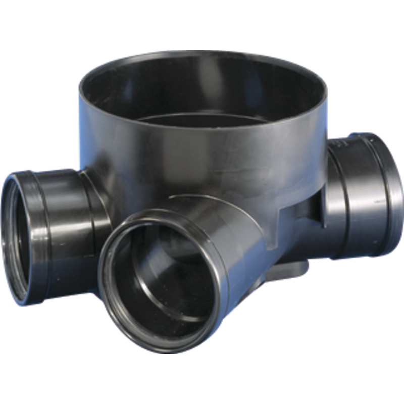 Rense-/inspektionsbrnd 315 mm / indgang 2 x 110 mm / afgang 1 x 110 mm