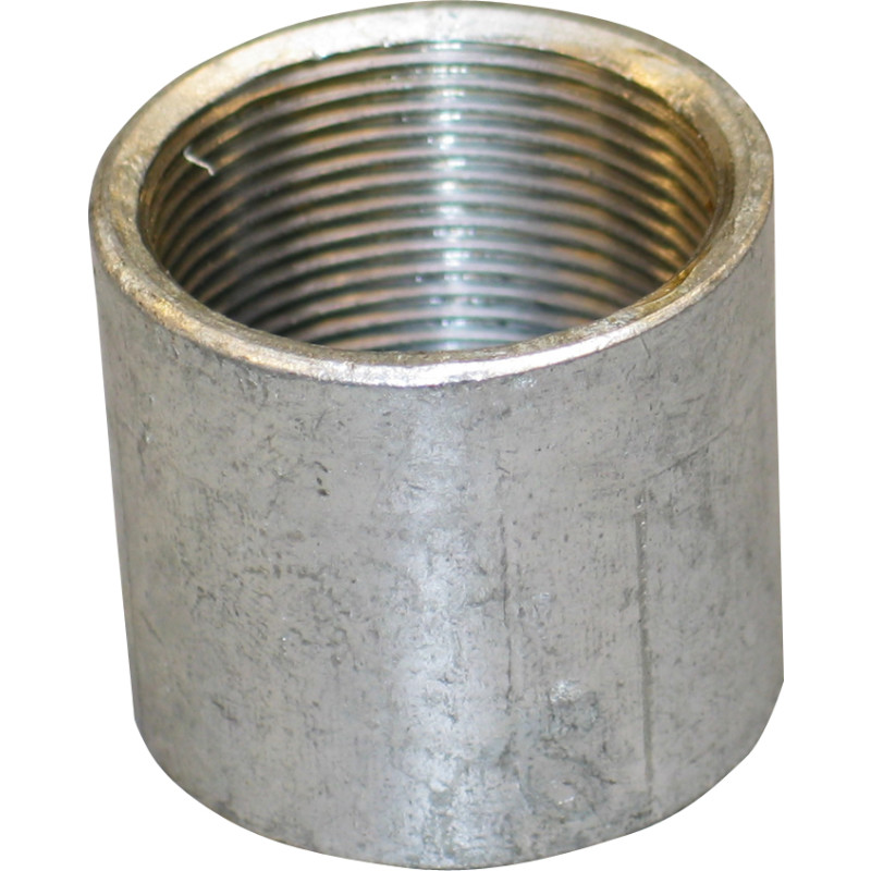 Galvaniseret muffe (smedet) - 1" x 1"