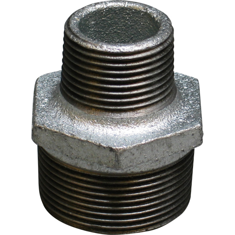 Georg Fischer brystnippel galvaniseret 3/4 - 1/2''