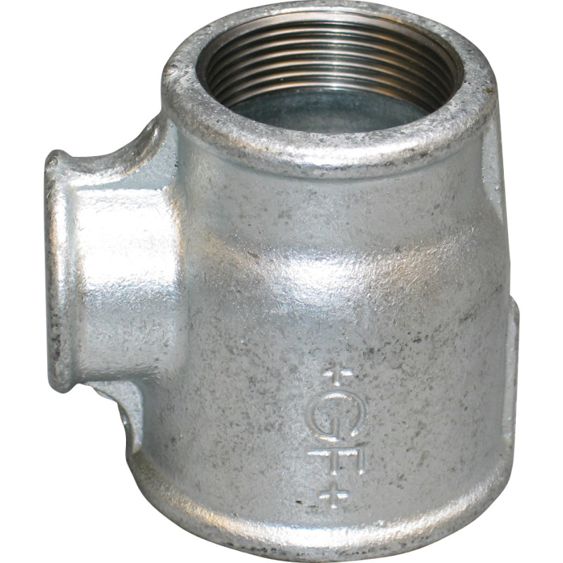 Georg Fischer tee 90° galvaniseret reduceret 2-2-3/4''